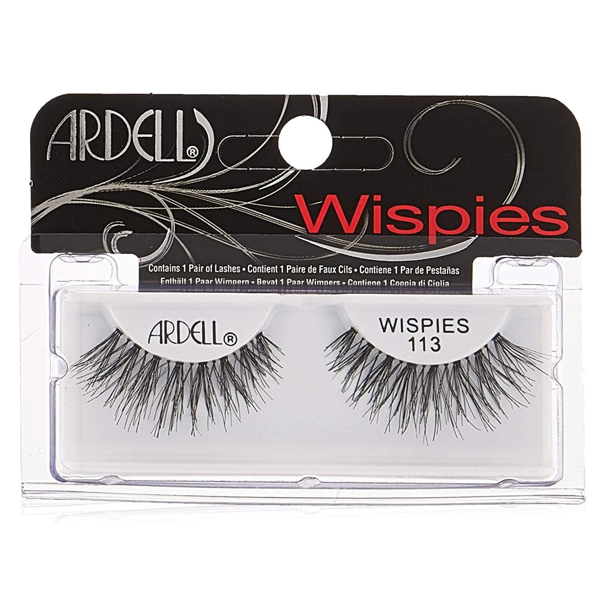 Ardell Glamour Lashes False Eyelashes 113-Black