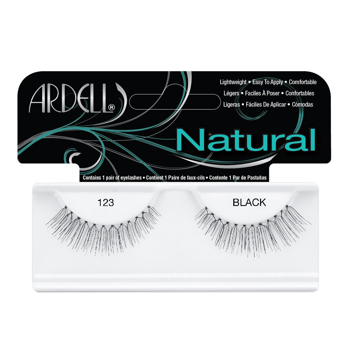 Ardell Fashion Lashes Natural Strip Lash 123-Black