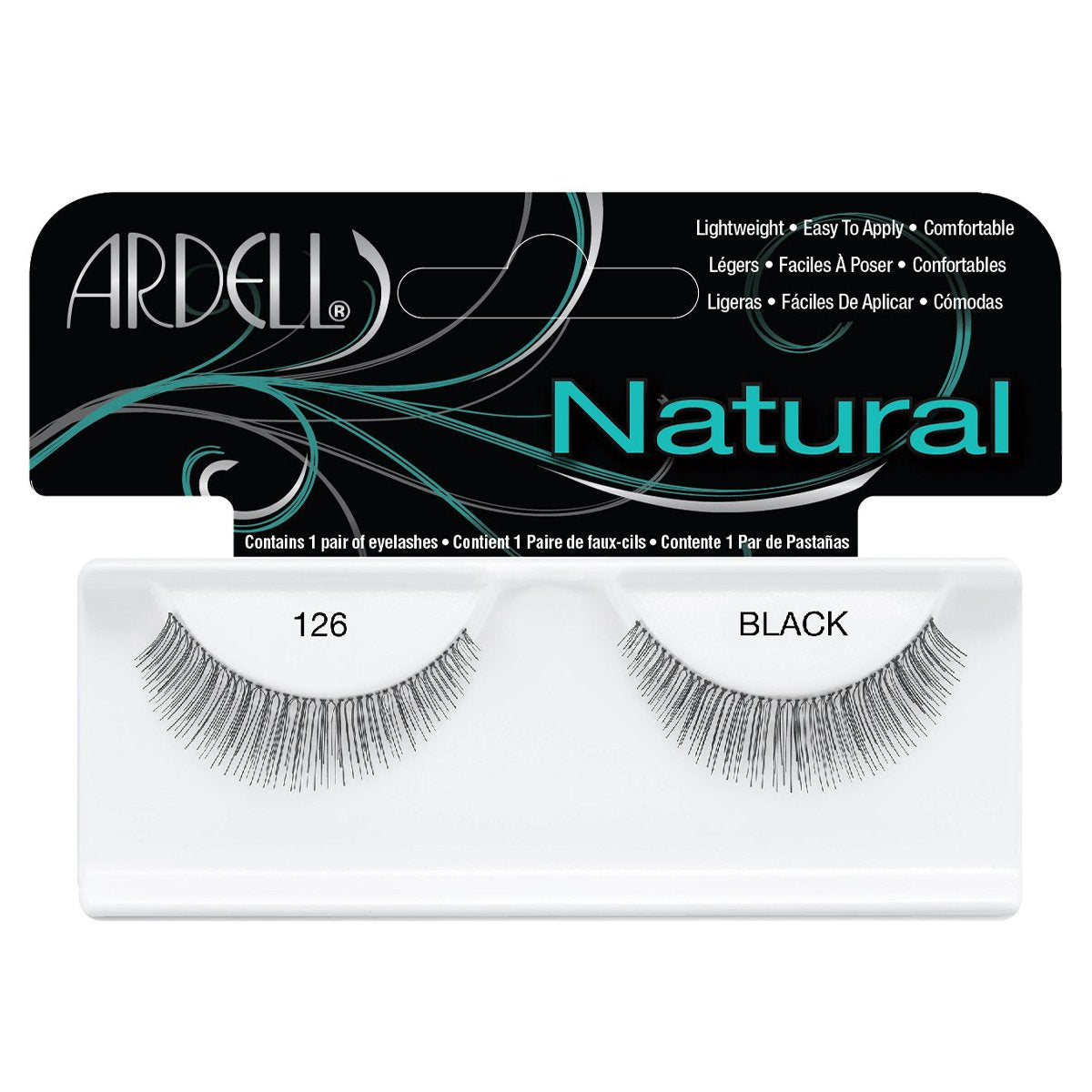 Ardell Fashion Lashes Natural Strip Lash 126-Black