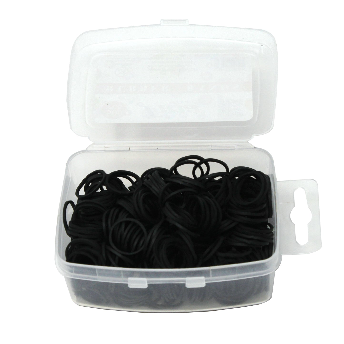 Tina Touch 500 pcs Black Elastic Rubber Bands Small One Size 1/2”