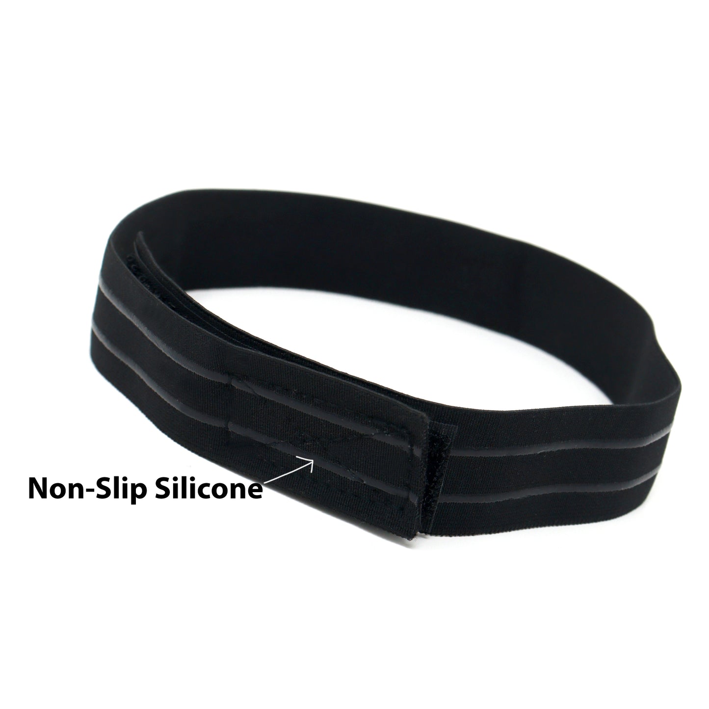Ana Beuty Silicone Non-Slip Elastic Wig Band with Velcro Closures-2pcs