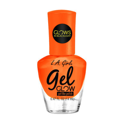 L.A.girl Gel Glow Nail Polish 0.47 oz- 8 Colors