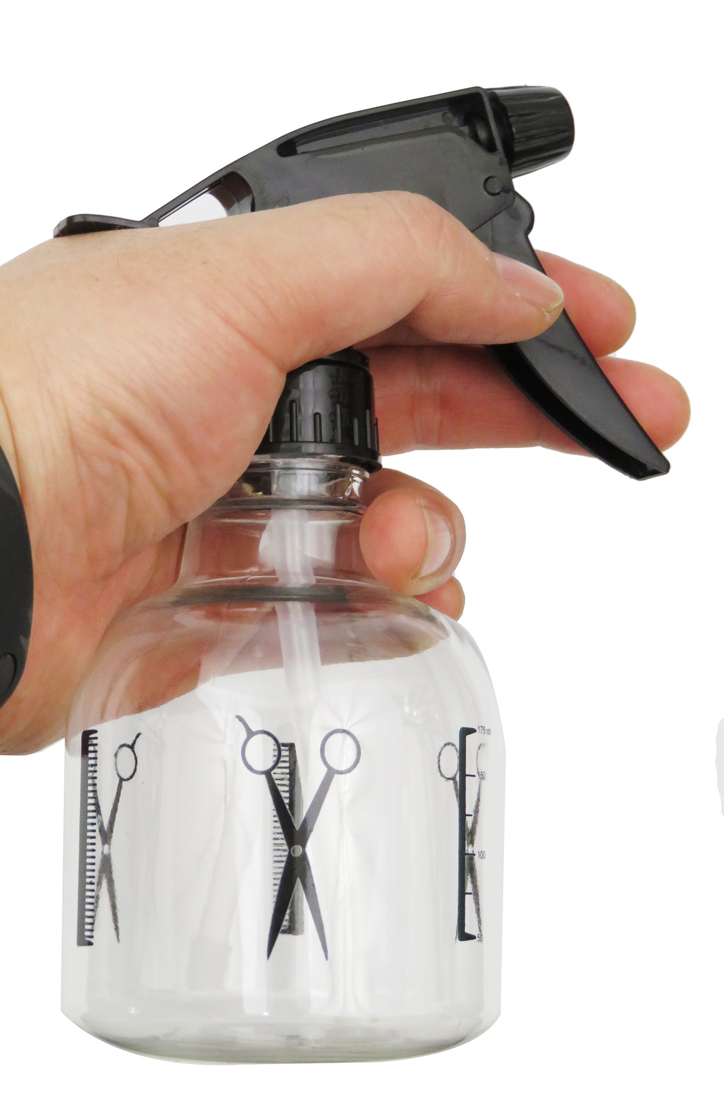 Clear  Plastic Black Trigger Spray Bottles