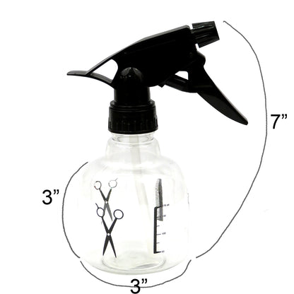 Clear  Plastic Black Trigger Spray Bottles